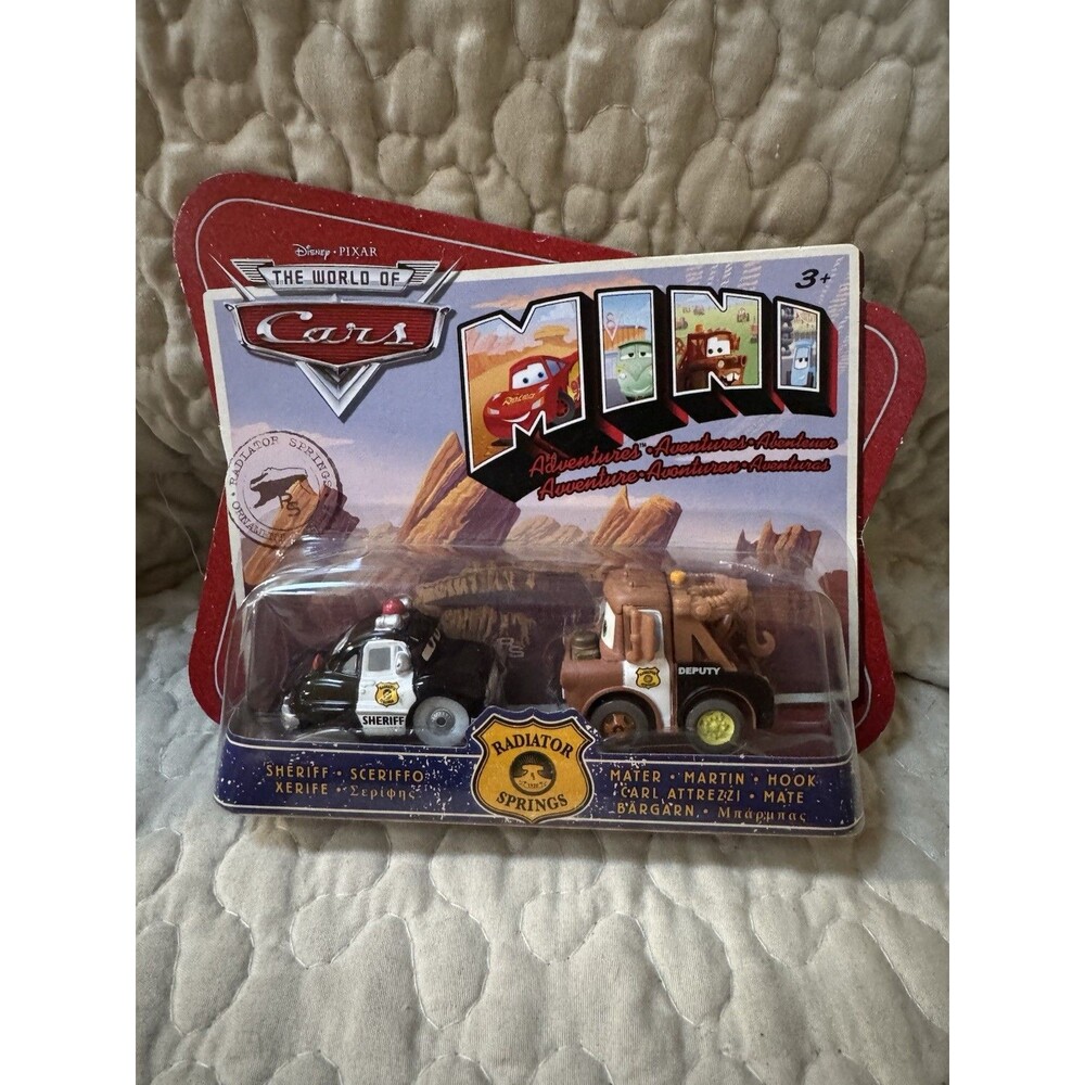 Disney Pixar Cars Mini Adventures Sheriff & Deputy Mater Radiator Springs M1902